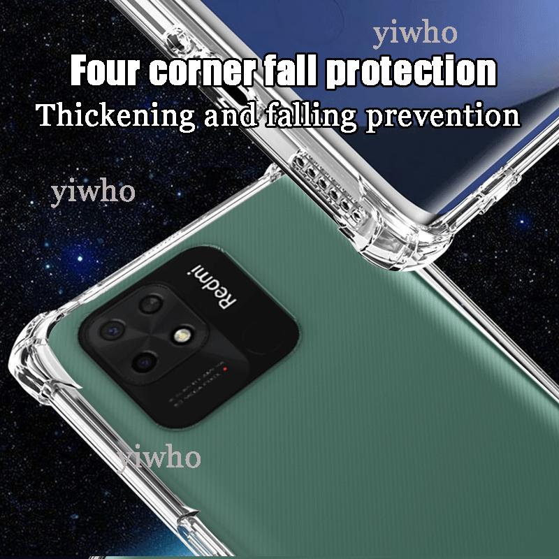 Luxury Clear Soft Silicone Case For Xiaomi Redmi 10C Shockproof Transparent Redmi10c 10 C  6.71" Mobile Phone Cases Back Covers