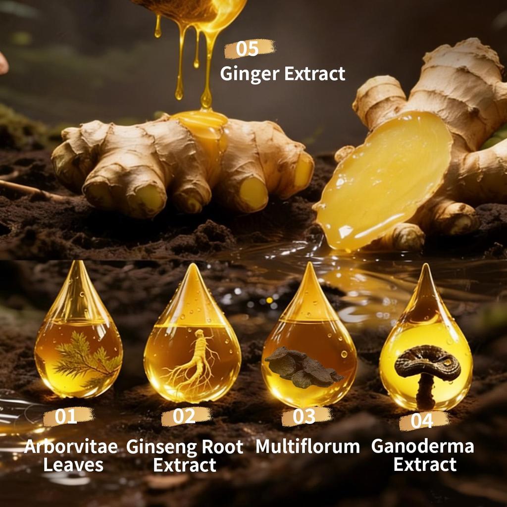 Ginseng Collagen Hair Shampoo-Moisturize Scalp-Deep Clean-Lasting Fragrance-Suitable For All Hair Types, 300ml