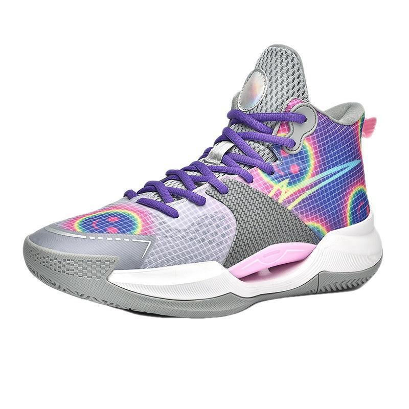 Basketball shoes men's 2025 new spring youth student training actual combat non-slip fashion trend sports shoes