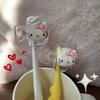 Cute Cartoon HelloKitty Toothbrush Holder Cute Home Essential Box Protecting and Beautifying Your Toothbrush for Travel Using