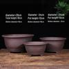 Extra Large Purple Clay Tall Flower Pot 2025 - Cylindrical Ceramic Design