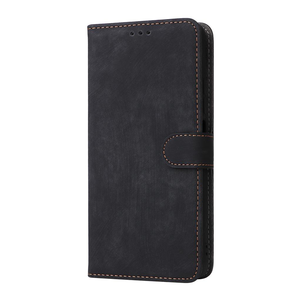 For Oukitel C60/C60 Pro Case Wallet RFID Blocking PU Leather Phone Cover Stand with Strap