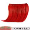 XINRAN Colorful Synthetic Hair Pieces Clip In Bangs Hair Extensions Temperature Fiber Hair Accessories For Women