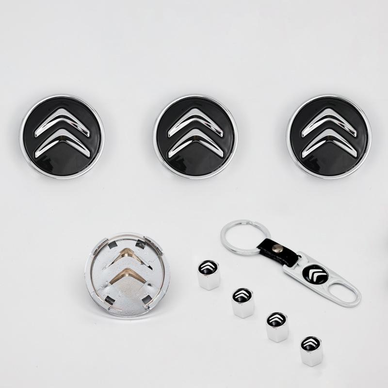 Compatibele Citroën Naafdoppen: C2, C4, LC5, Sega Modellen, 60mm.