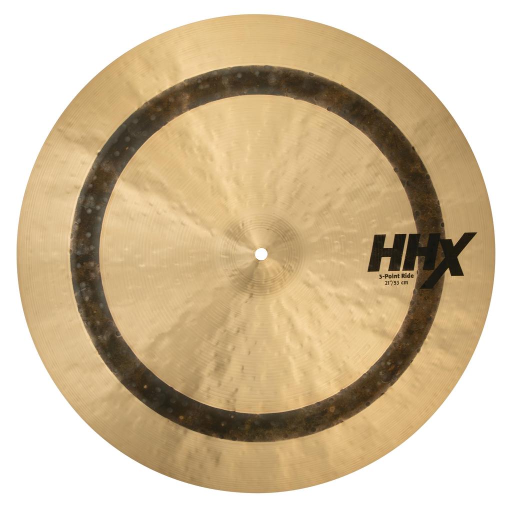SABIAN HHX RIDE Ride Medium Thin Weight 3-POINT 21" HHX-21TPR