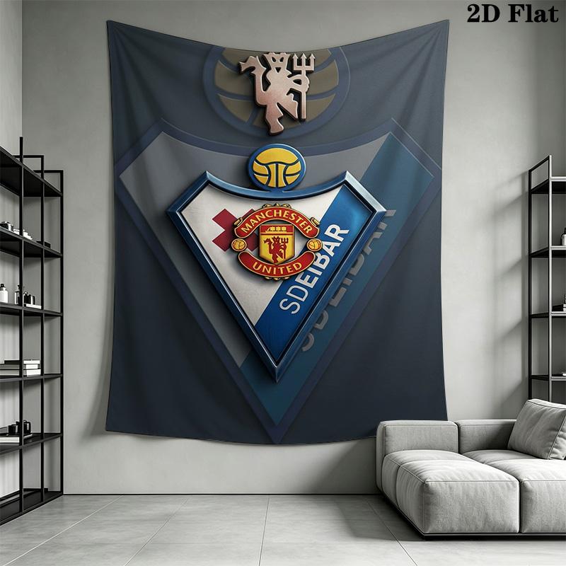 Manchester Football Club Crest Bedding 1 Duvet Cover 2 Pillowcase Without Core Soft And Comfortable Christmas Birthday Gift Bedding Set