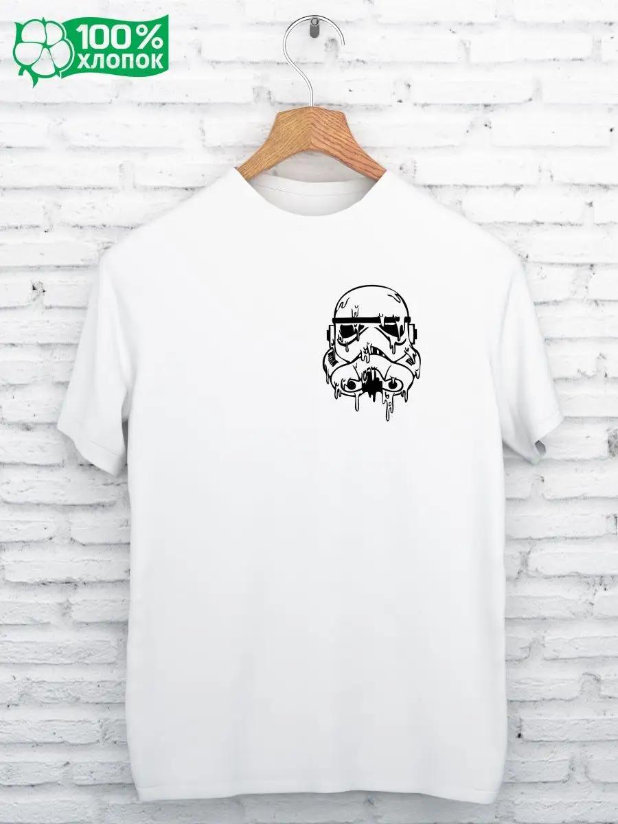T-shirt with STAR WARS MASK Print L