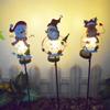 Solar Powered Christmas Lights LED Ambient Lighting Weatherproof Garden Stakes Solar Christmas Lights Outdoor Decorations Garden