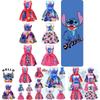 2023 New Arrival Starry Baby Lilo And Stitch Girls Dress, Cartoon Style, A-line Skirt