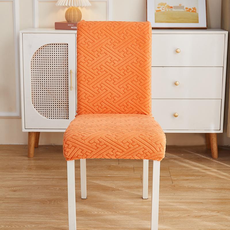 

Утолщенный чехол на стул Универсальный бытовой чехол для обеденного стула Эластичный цельный чехол на табурет Чехол для стула обеденного стола Подушка со спинкой 1 piece