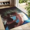 Nighttime Outdoor Embrace Carpet Rug Soft Washable Anti Slip Home Living Room Sofa Mats Personalized Christmas Rug