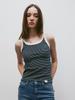 KITTY POTTERY Classic Striped Tank Top (Navy)