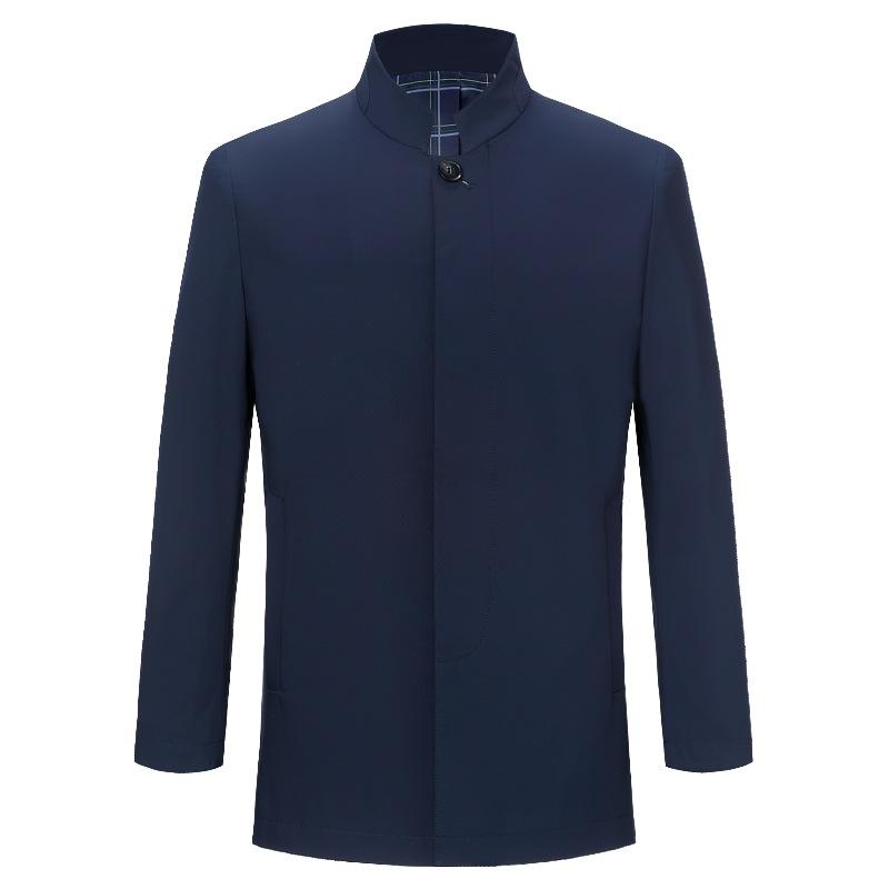 Jacket jacket for men autumn and winter lapel business leaders middle-aged and elderly dad windbreaker jacket