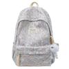 New high-value Japanese schoolbag ins niche backpack girl college student versatile junior high school floral backpack