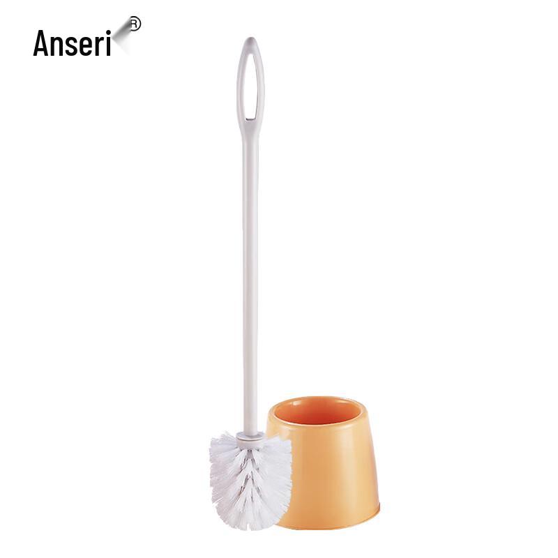 Ansell Soft Bristle Toilet Brush Set with Base