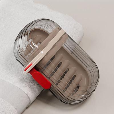 Travel Portable Soap Box, Business Trip Soap Box, Plastic Sealed Leak Proof Box, Bathroom Soap Box