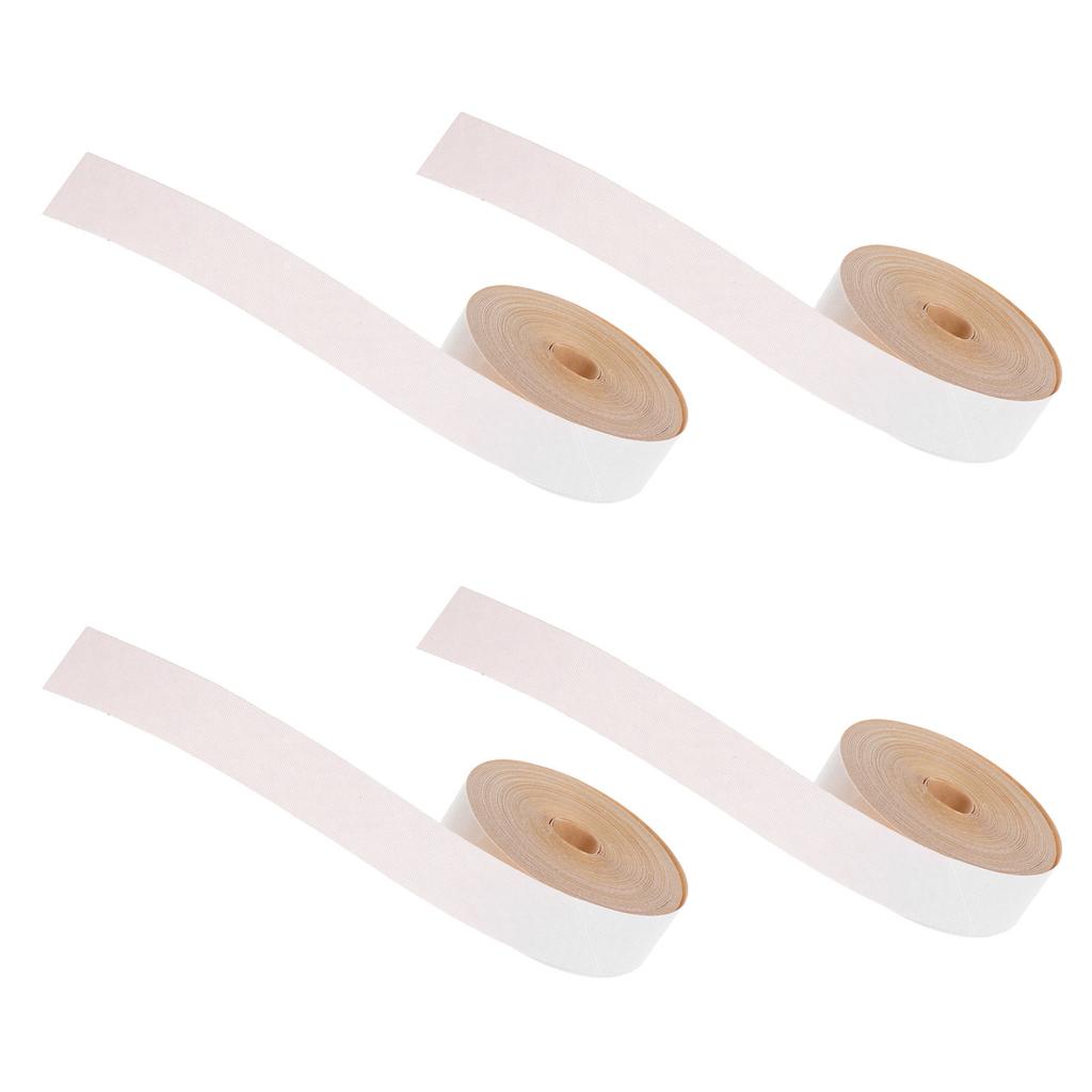 4 Rolls Lampshade Edge Tape Sticky Self Adhesive Fabric Hem Tape for DIY Sewing Projects Curtain Binding Seaming Quilting Piping