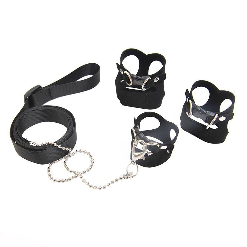 

A three-piece set of three-piece anti-bite chest straps and anti-constricting straps for the two-piece vest squirrel leash