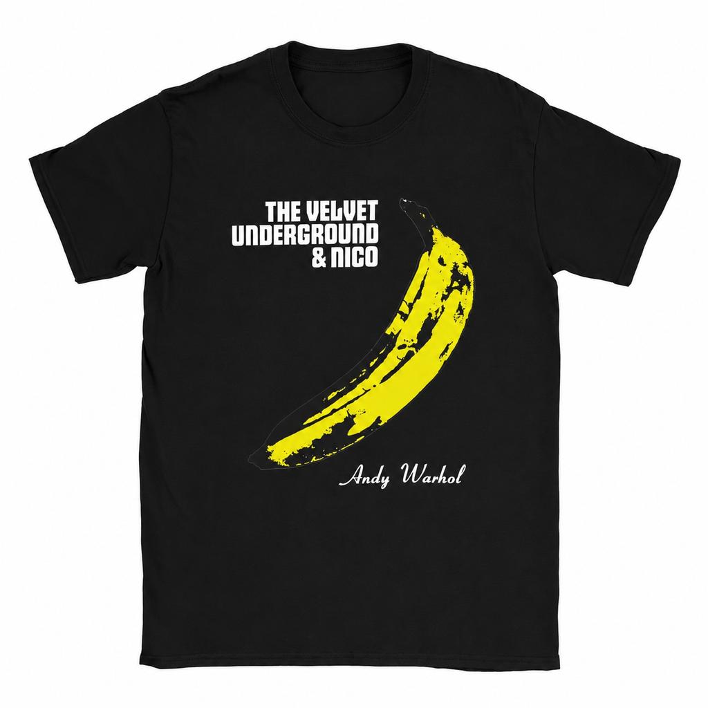 The Velvet Underground Band TShirts Hip Hop Streetwear Cotton Short Sleeve Harajuku Unisexs and Unisexs Summer Vintage T Shirt