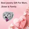 WOSTU 925 Silver Family Jewelry Series Mother & Daughter Charm Sister Beads Angel Guardian Pendant Fit DIY Bracelet NEW