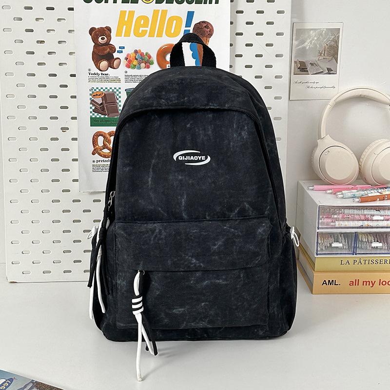 School bag female college student simple versatile high value backpack junior high school girls high school casual backpack