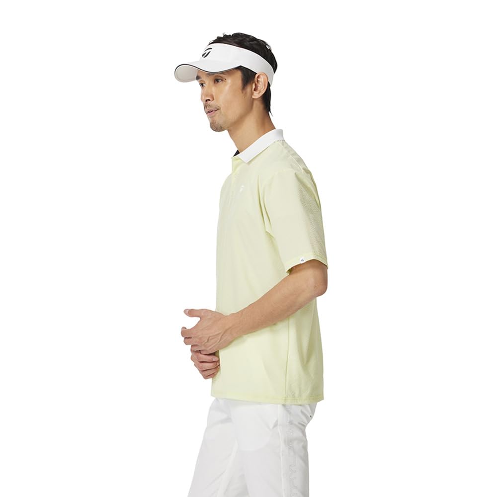 TaylorMade Cool Matcha Seersucker S/S Polo Shirt, Size M, Men's, 2025SS, UN633