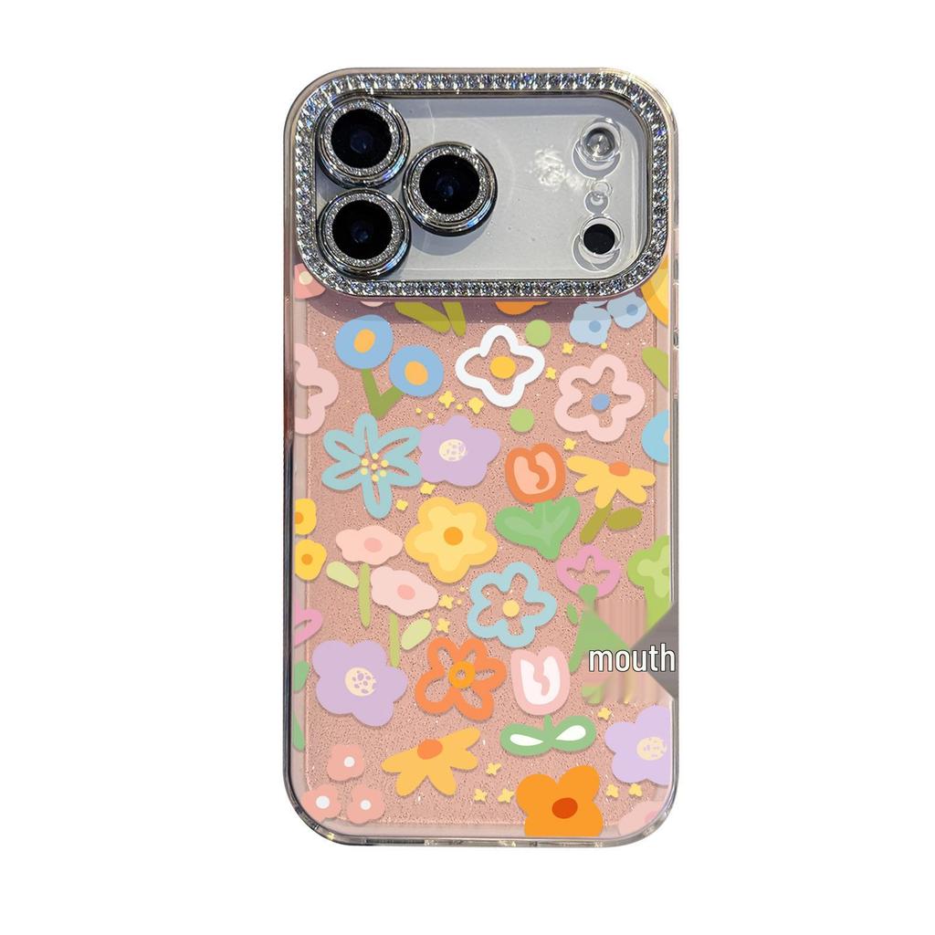 2-in-1 Small Flower Lens Line Case for iPhone 17 Pro Max/16 Pro/11