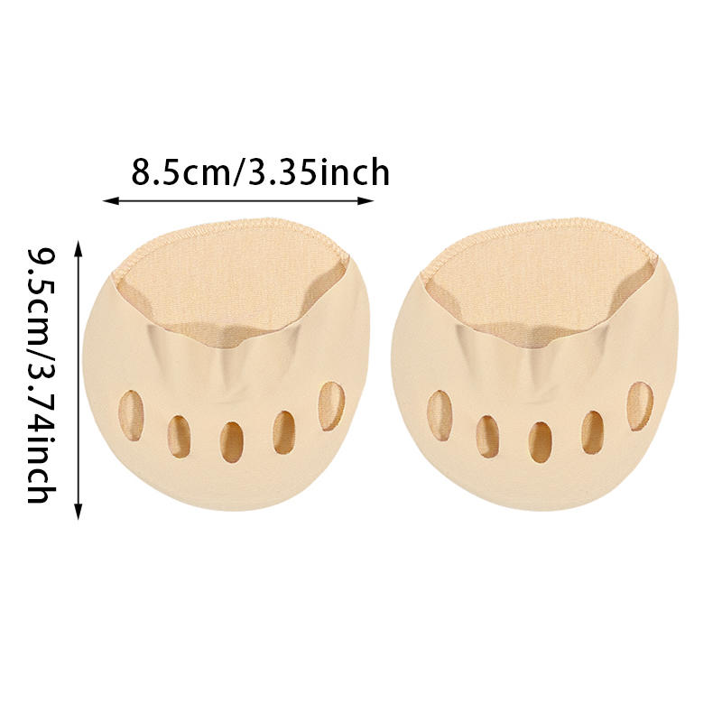 1 Paar Mittelfußpolster Vorfußpolster Kissen Unsichtbare Socken Wiederverwendbar Hoher Absatz Halbe Sohle Socken für Damen Herren Schuhzubehör