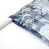 Tomo Corporation Kota Doria Block Print Noren Room Curtain, Navy, Long, Divider, 85x150cm, 11725-870-358