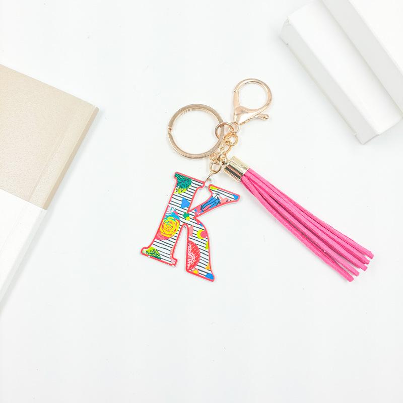 Colorful English Alphabet Keychain & Graduation Gift Accessory