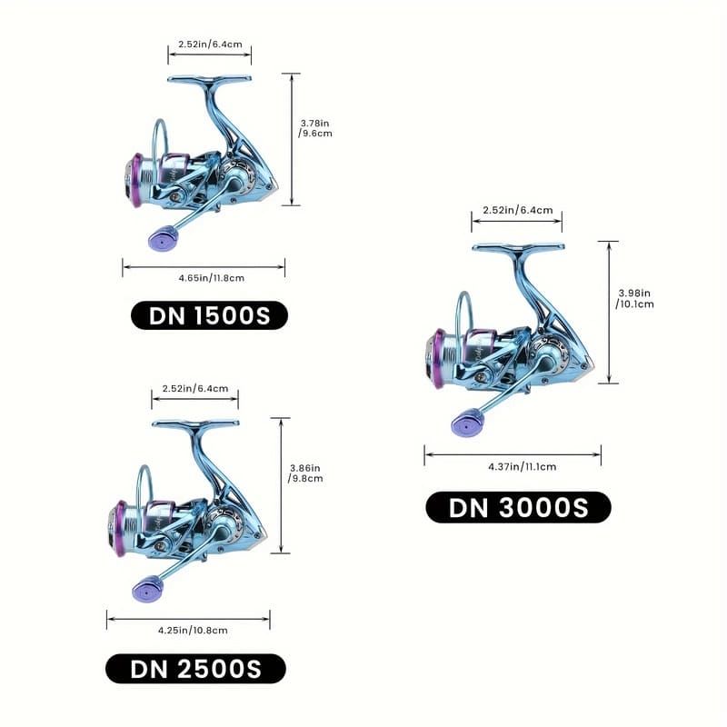 Premium Version of The Spinning Reel Micro-lure Fishing Reel No Loose Bearing Electroplating Process Suitable for Saltwater and Freshwater Fishing