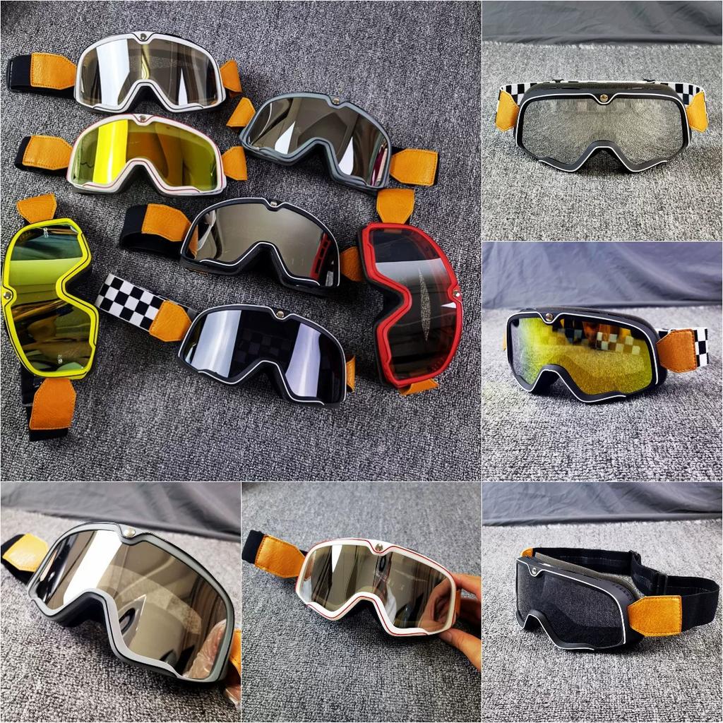 Motorcycle personalized glasses ski goggles men and women retro off-road riding locomotive windproof sand helmet goggles