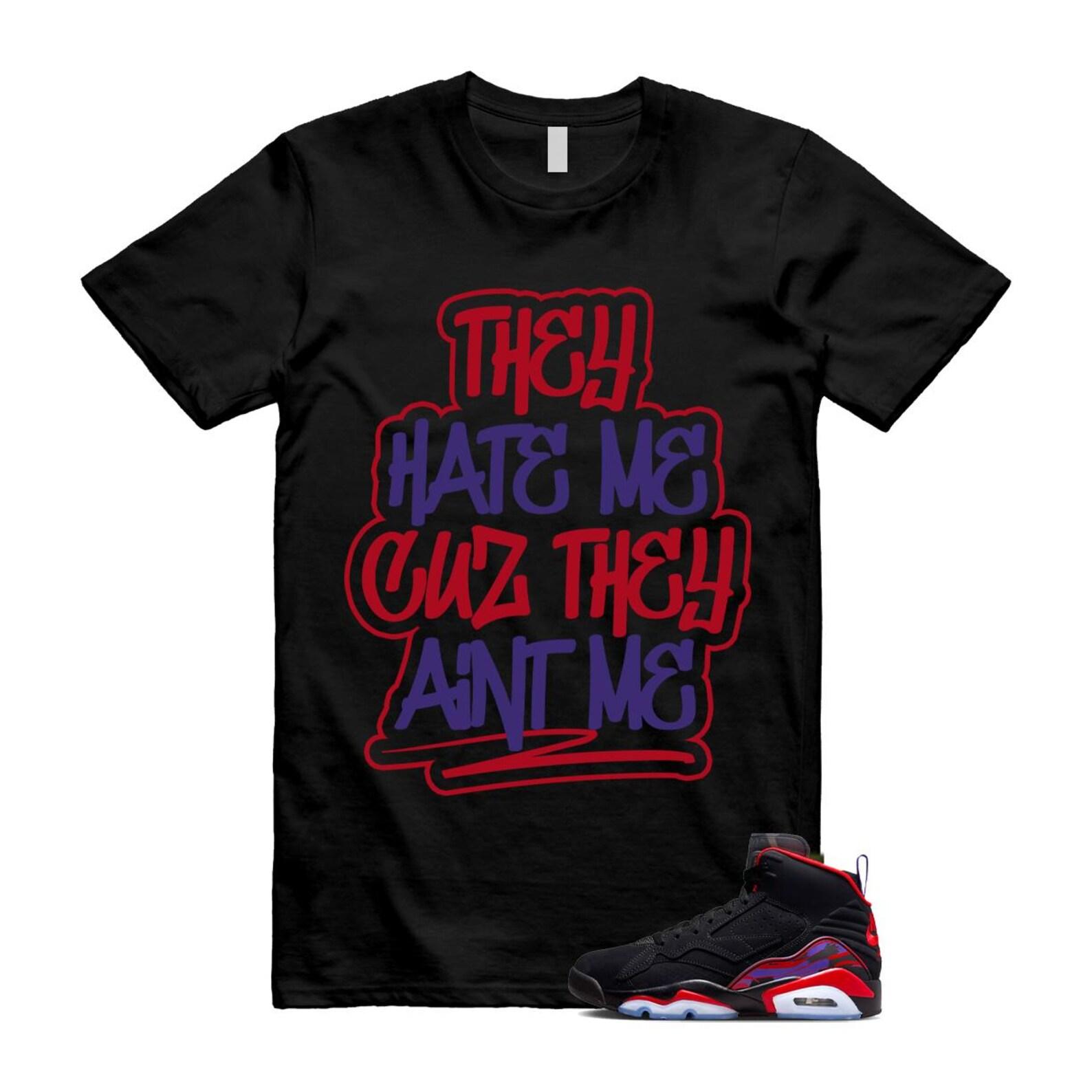 MVP Raptors 678 Black Red Purple T Shirt Match AINT ME M