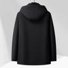 Winter Men's Padded Coat Medium and Long Hooded Middle-aged Wear Business Casual Padded Coat Men's Padded Jacket