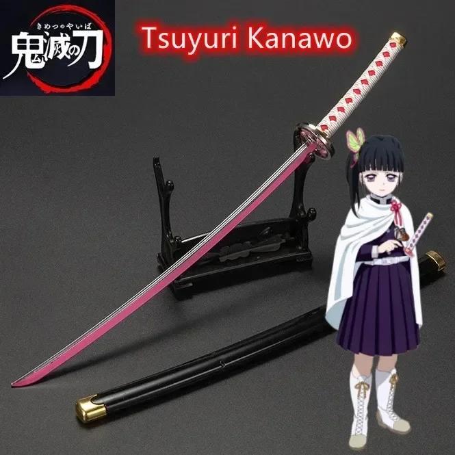 25cm Metall Demon Slayer Katana Ainme Kimetsu No Yaiba Tanjirou Mini Stahl Schwert Echte Größe Japanisches Katana Samurai Säbel Kinderspielzeug
