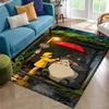 3D T-TotoroS Cartoon Anime Japan Teppich Teppich für Kunst Wohnzimmer Dekor Sofa Zuhause Schlafzimmer Geschenke Fans Teppichboden Rutschfeste Fußmatte