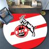 1. FC Köln Round Area Rug,Carpet Rug for Living Room Bedroom Sofa Playroom Decor,Non-slip Floor Mat