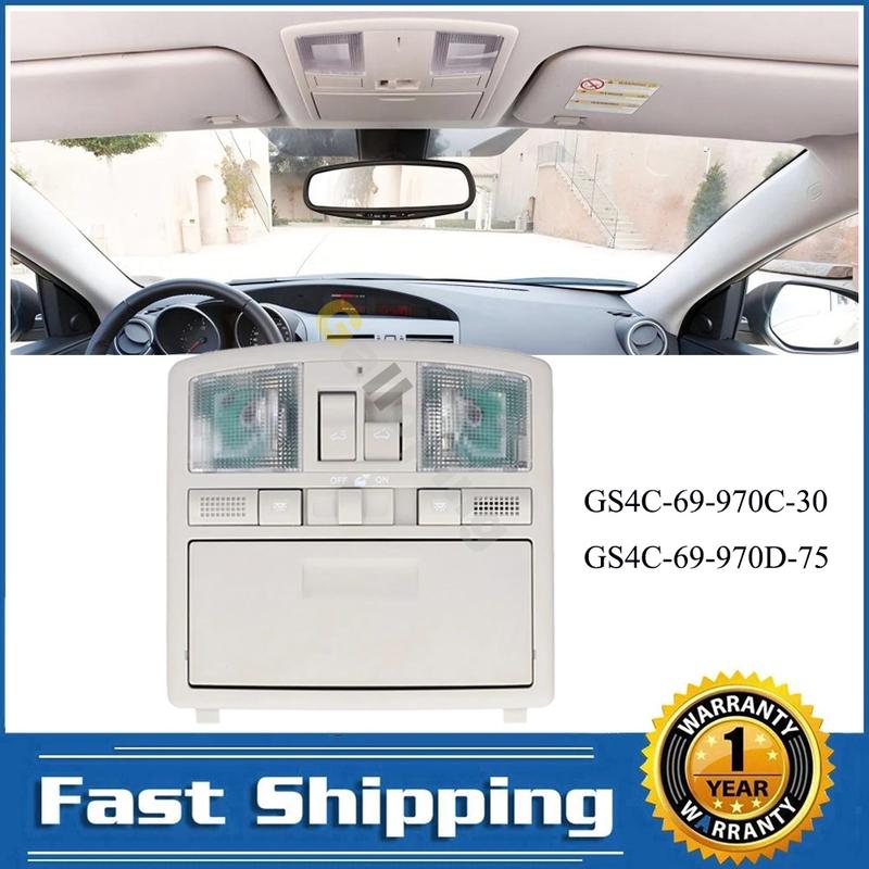 For Mazda CX9 Overhead Sunroof Switch Console Reading Light Sunglass Storage Car Accessories GS4C-69-970C-30 GS4C-69-970D-75
