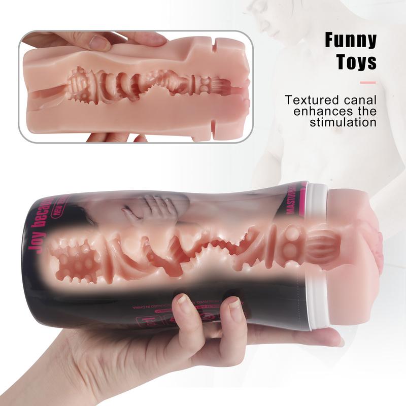 Tasse de masturbation pour hommes, chat de poche, avec bouche et vagin réalistes, utilisée pour le sexe oral et vaginal