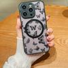 Butterfly Pattern For Magsafe Wireless Charging Case For iPhone 17 16 14 15 Pro Max 13 12 Pro Max Shockproof Matte Phone Cover