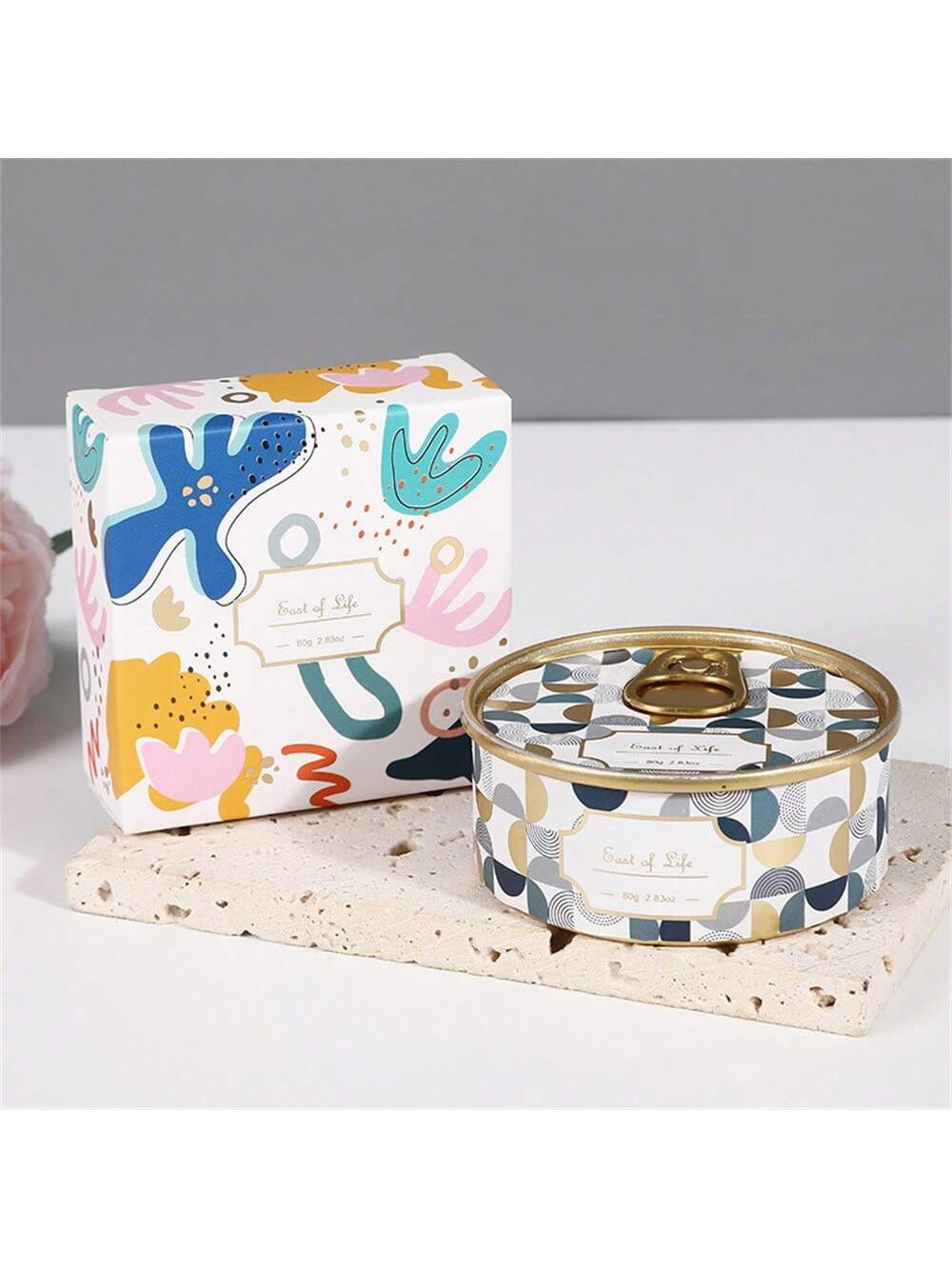 Aromatherapy Candle Wholesale Creative Retro Canned Interior Decoration Ornament Non Smoking Handmade Aromatherapy Candle Gift эбеновый
