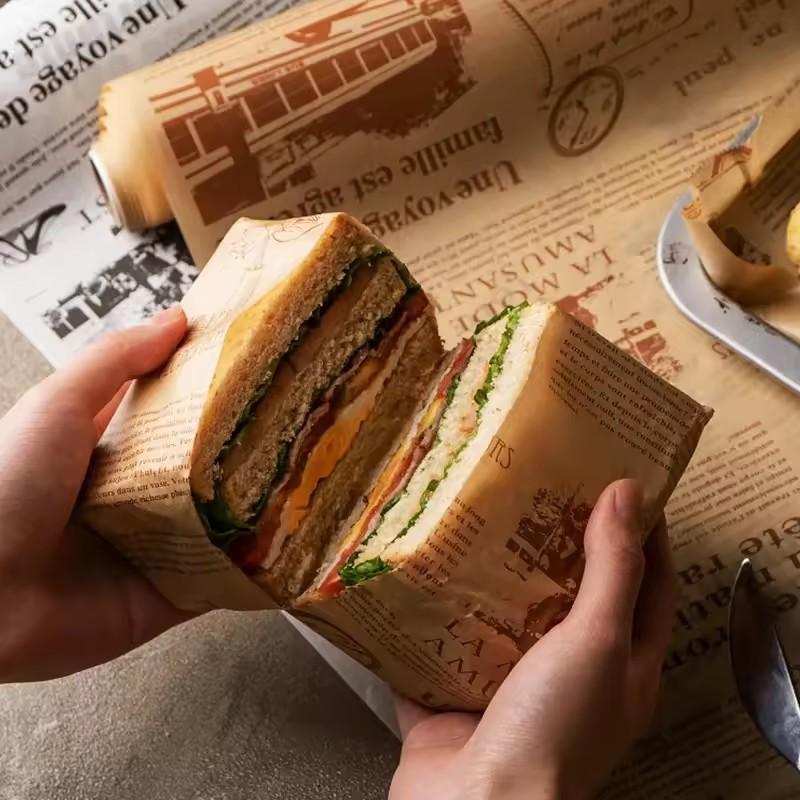 Oil-absorbing Paper Newspaper Paper Food Kitchen Products Materials Grinder Tin Foil Baking Manga Grill Oven Accessories Roll