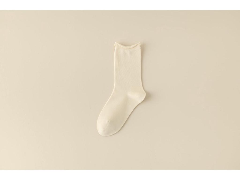 New Autumn/Winter Women's Mid-Calf Scrunch Socks - Solid Color, Breathable, Trendy Maternity Socks