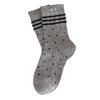 Summer Lightweight Ankle-length Sheer Mesh Dotted Stacked Socks, Versatile Long Socks, Pure Cotton Women's Socks