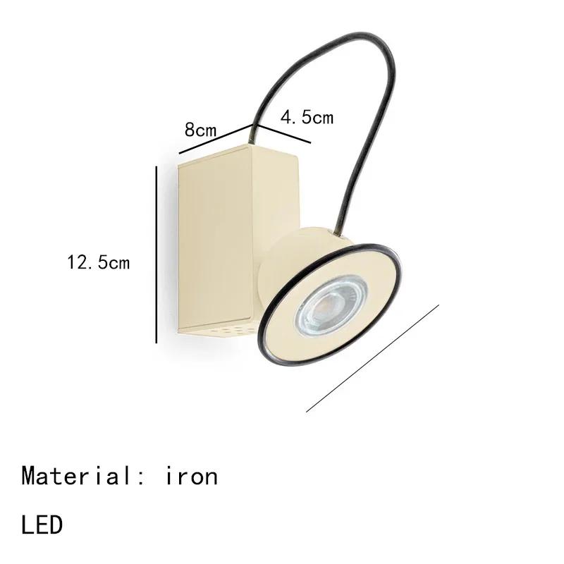 Nordic Medieval Style Wall Light for Living Room Bedside Light Retro Magnetic Suction Bedroom Decor Wall Lamp Home Wall Sconces