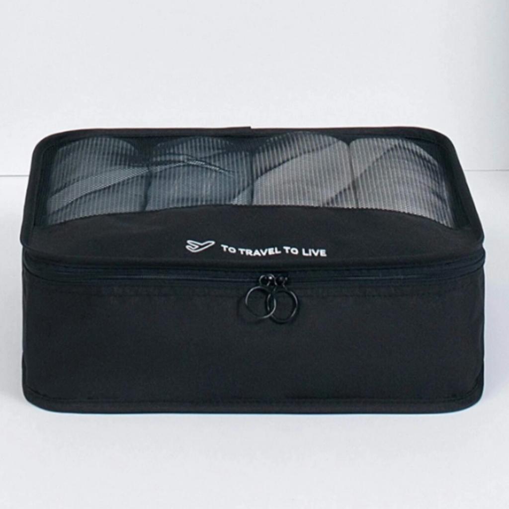7x Organizer Cases for Suitcases, Cosmetics, Clothes, Underwear, Travel