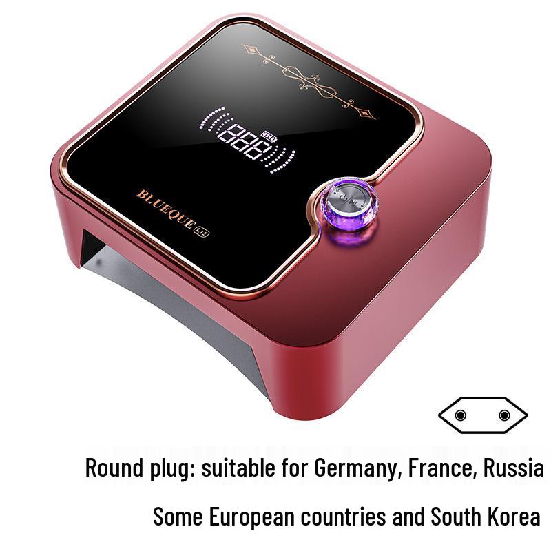Rechargeable Large Screen UV Nail Lamp with High Power for Gel Polish Curing and Phototherapy