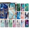 Handyhülle für Motorola Edge 50 40 Pro 60 50 40 30 Ultra Neo Fusion Moto G85 G72 G53 G54 G84 G13 G32 Blau Grün Marmor