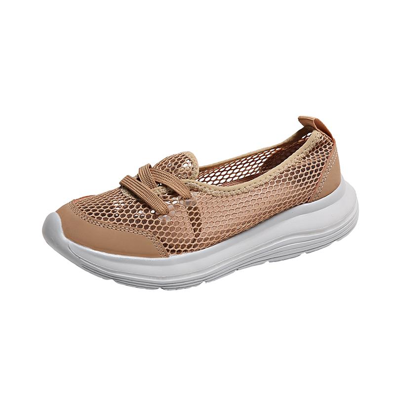 Summer New Mesh Womens Casual Shoes Durable Lightweight and Stable Sports Shoes Breathable and Supportive Soft Walking Shoes