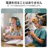 SIMOLIO Kids Wireless Headphones Bluetooth Headset with Volume Hearing Shared Dual for Gaming and Blue 712M 5.0 Microphone, Limiting, Protection,